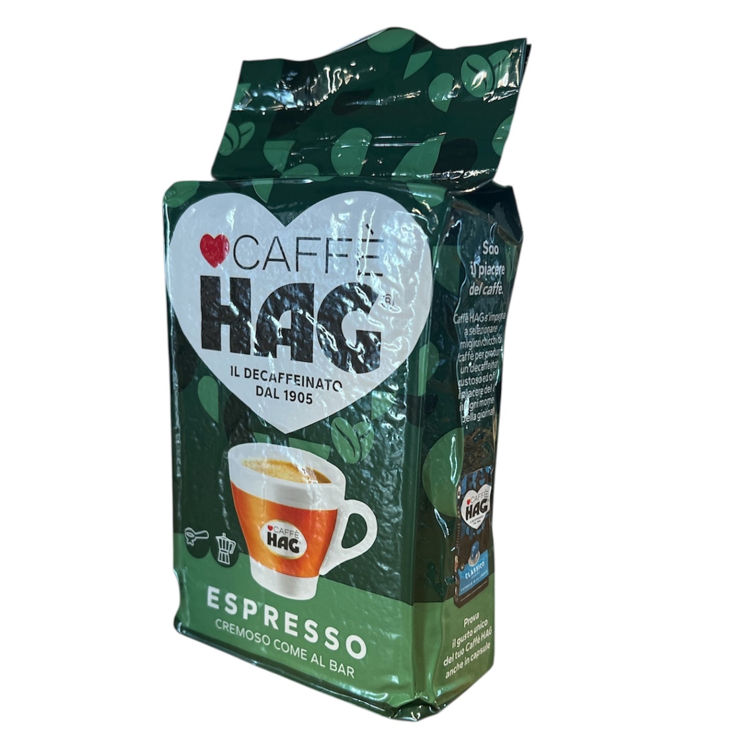 Caffe Hag - Espresso - Ground Espresso - 250g ( 8.8oz Brick)