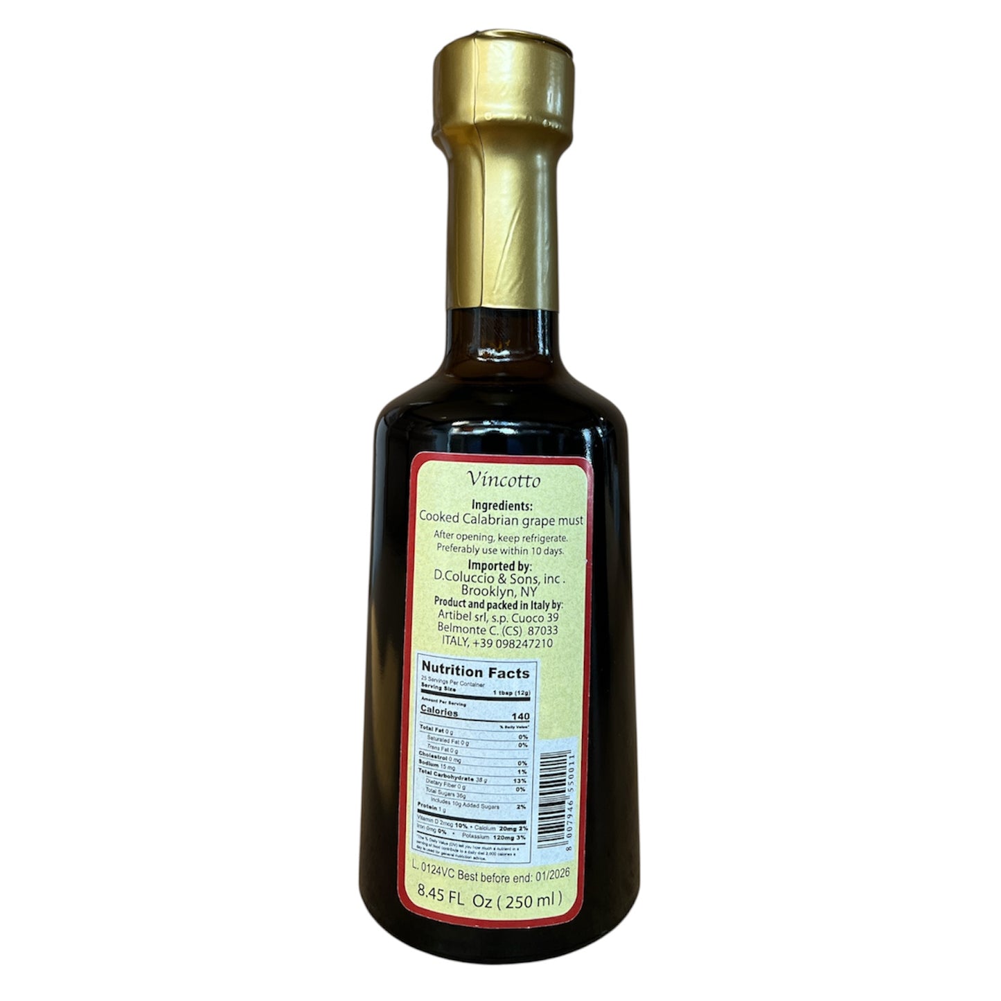 Artibel - Vincotto - Mosto Cotto - 250ml (8.45oz)