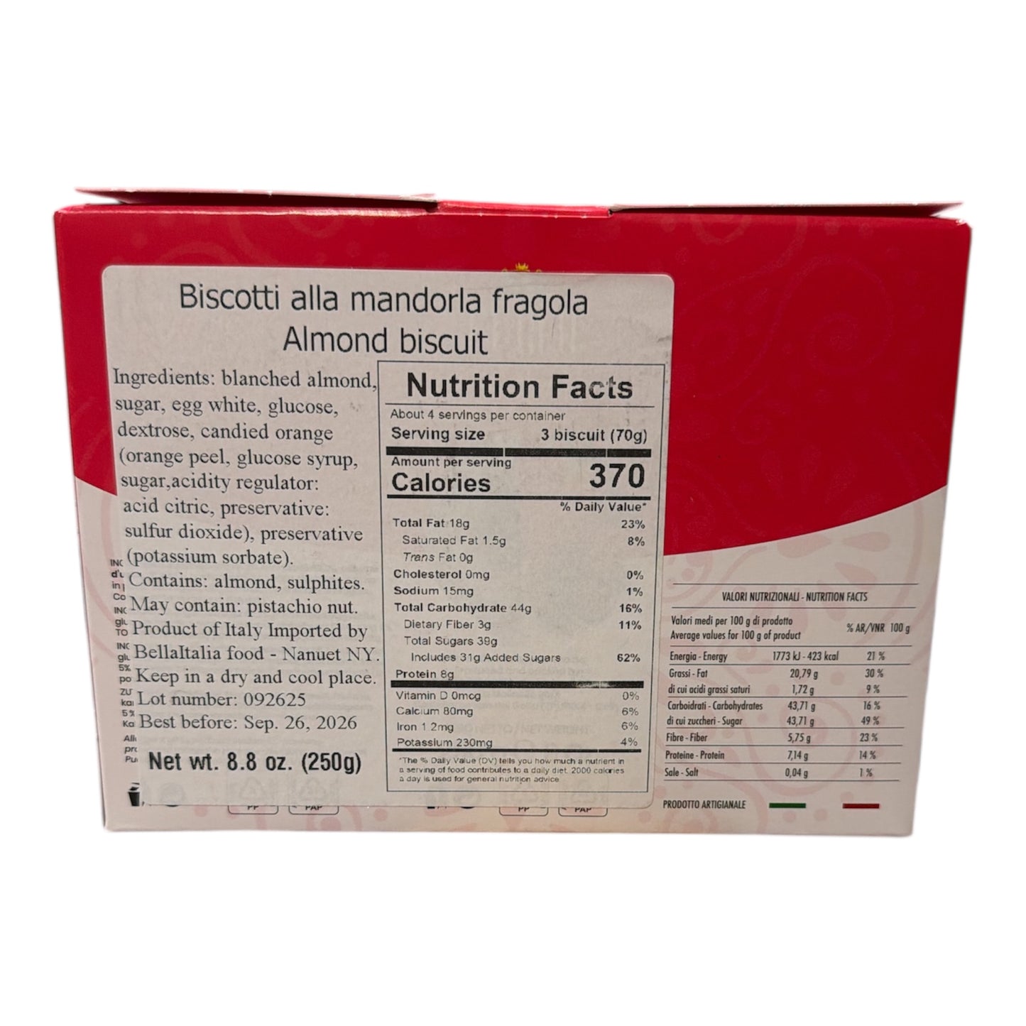 Furco - Pasticcini di Mandorla alla Fragola - 250g (9oz)