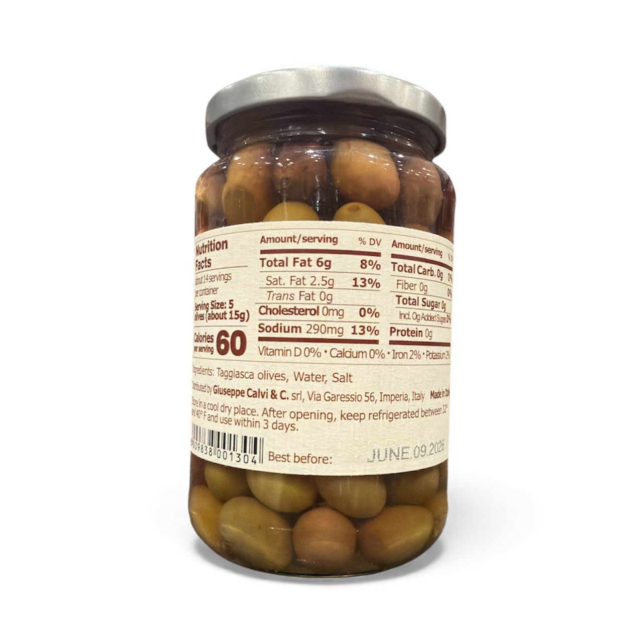 Calvi - Taggisca Olives In Brine - 7.05 oz (200g)