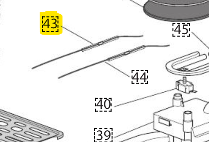 5013277309 - Delonghi Thermal Cut-Off (TCO) with wiring