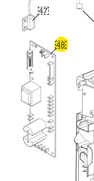 AS00008926 - 5213221601 - Delonghi - POWER BOARD (120V)