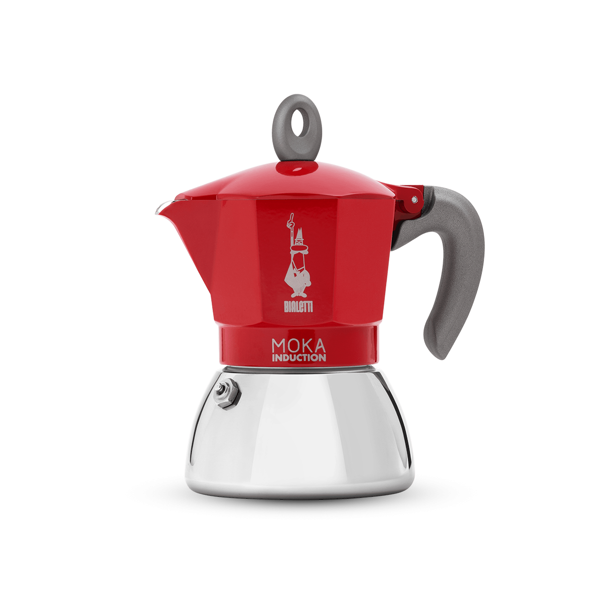 Bialetti - MOKA INDUCTION RED 4 Cup