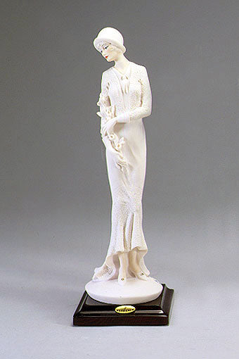 Lady with Flowers by Giuseppe Armani - 413F