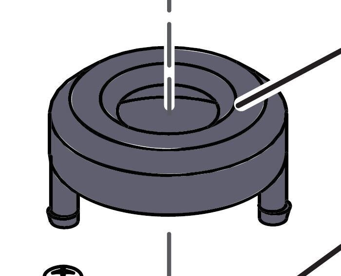 Saeco WATER TANK VALVE INLET COVER 0701.031.150