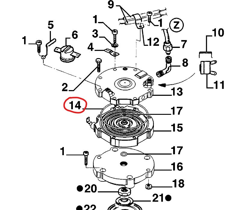 Lavazza - Boiler Gasket for Espresso Point Machines - 10088106