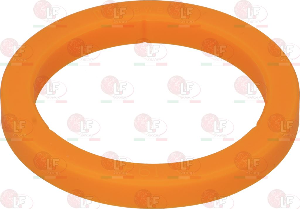 Silicone Group Gasket for E61 Groups 8mm (Orange) (ø 73x57x8 mm)