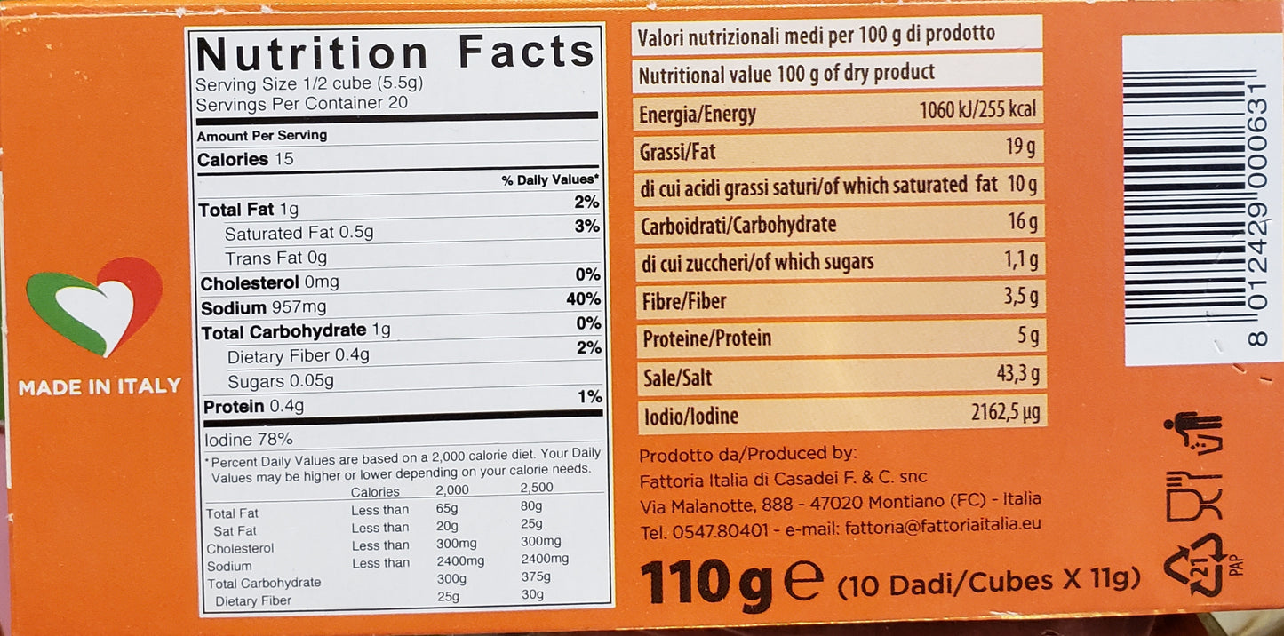 Fattoria Italia - Beef Stock - 110g (3.88 oz)