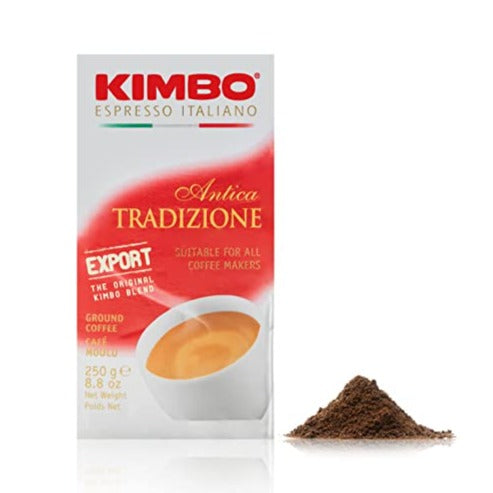 Kimbo - Antica Tradizione - Ground Coffee Brick - 250g (Dark Roast) (8.8oz)