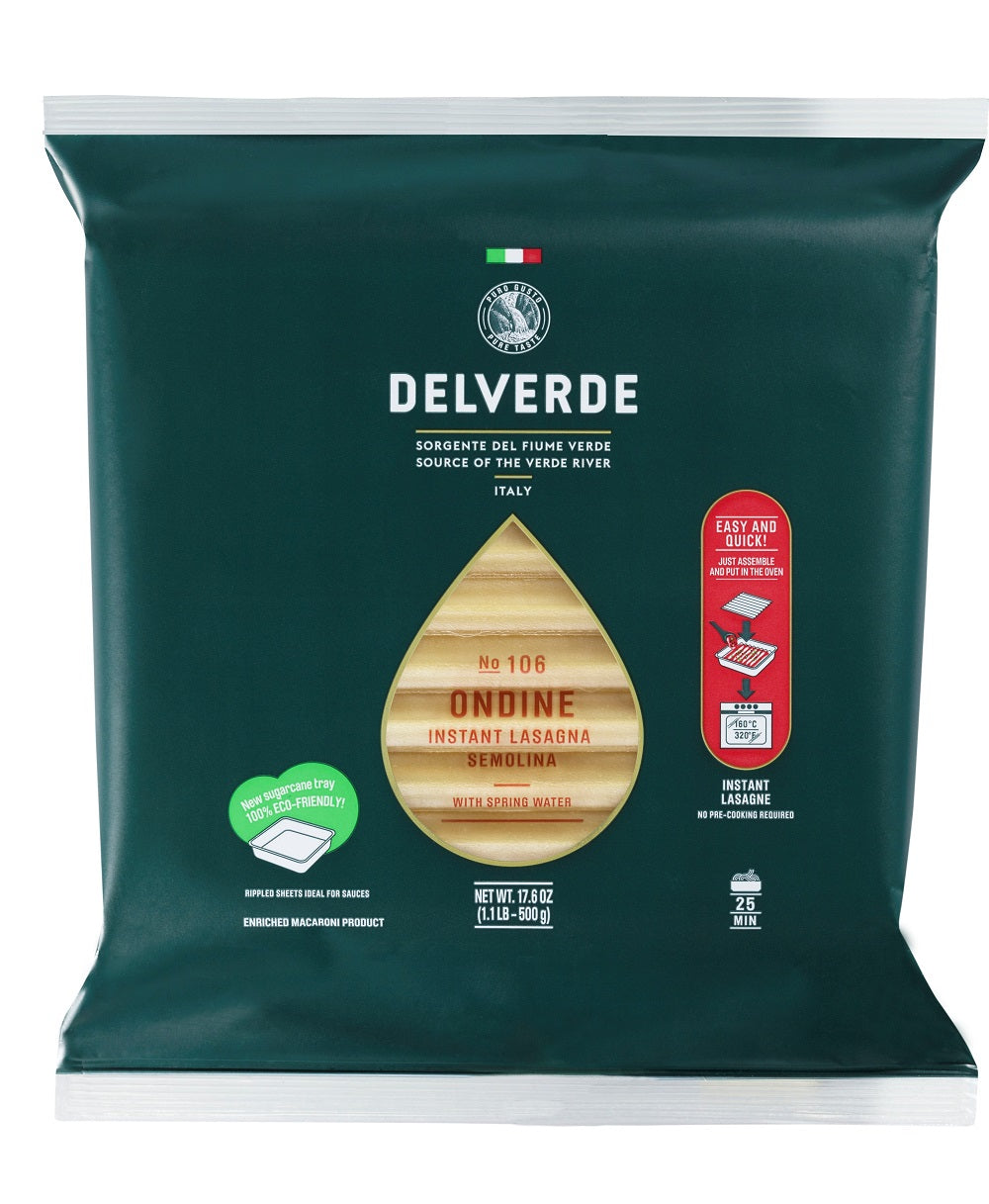 Delverde - Ondine Instant Lasagna Semolina # 106 - 500g (17.06 oz