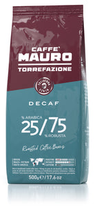 Mauro Decaffeinato Espresso Beans 1.1 lb Bag
