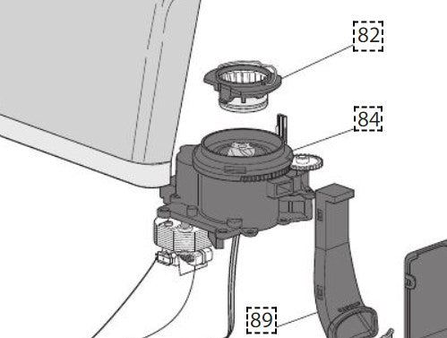 AS00008508 - 5513233811 - Delonghi - ASSY COMPLETE GRINDER DL - 120V/60HZ