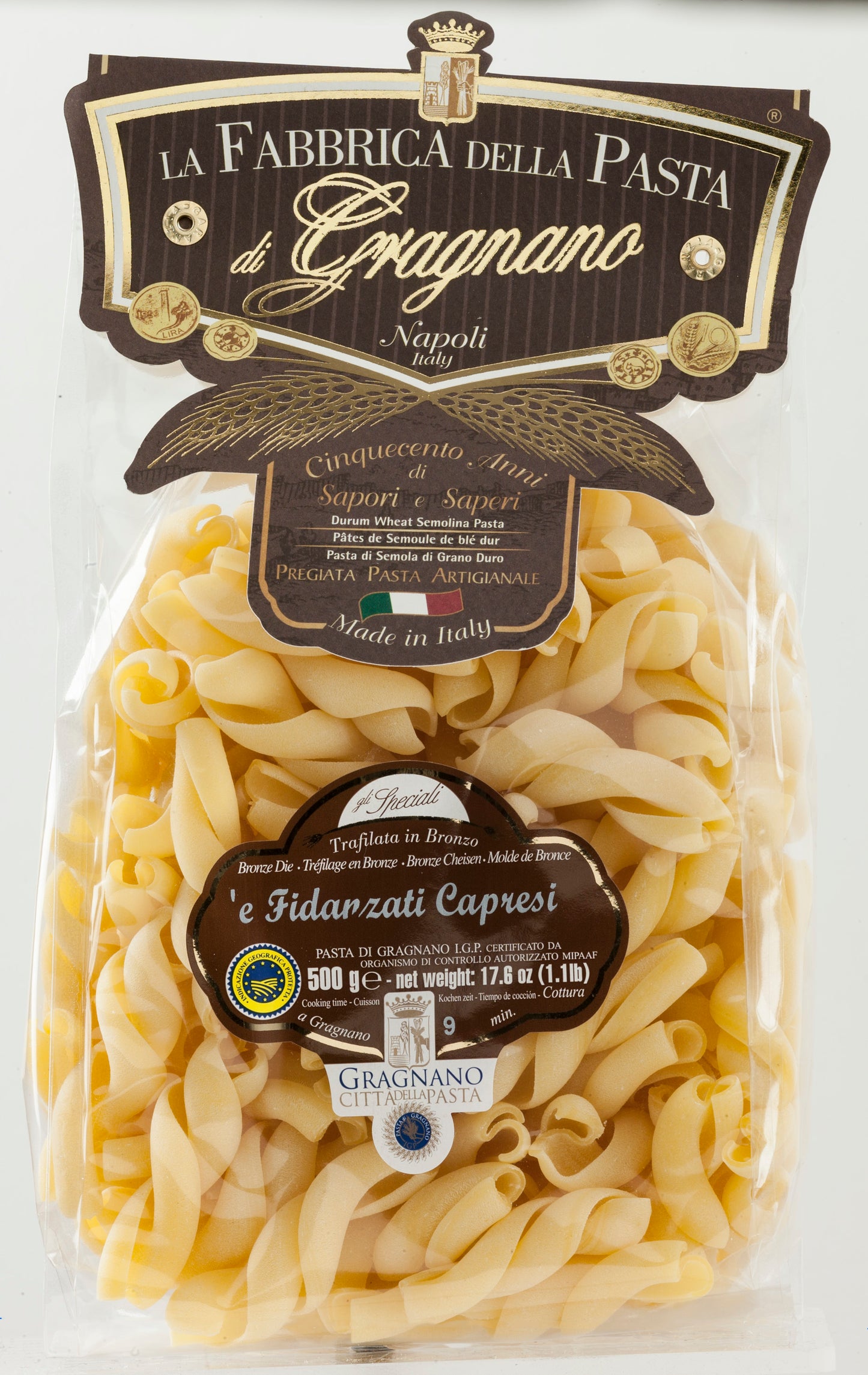 La Fabbrica Della Pasta Di Gragnano - E Fidanzati Capresi - 500g (17.6 oz)