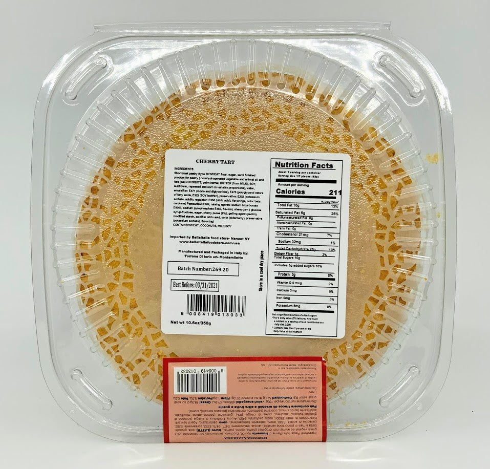 Dolciaria Festa - Artisanal Cherry Tart - 350g (12.34 oz)