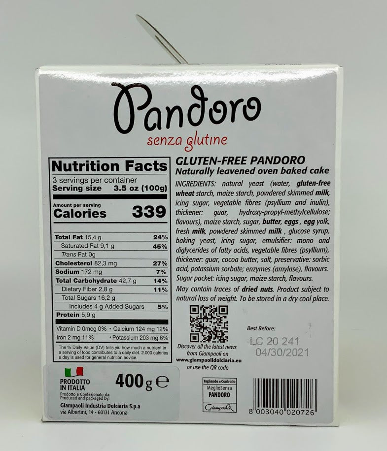 Giampaolo - Gluten Free Pandoro - 400g