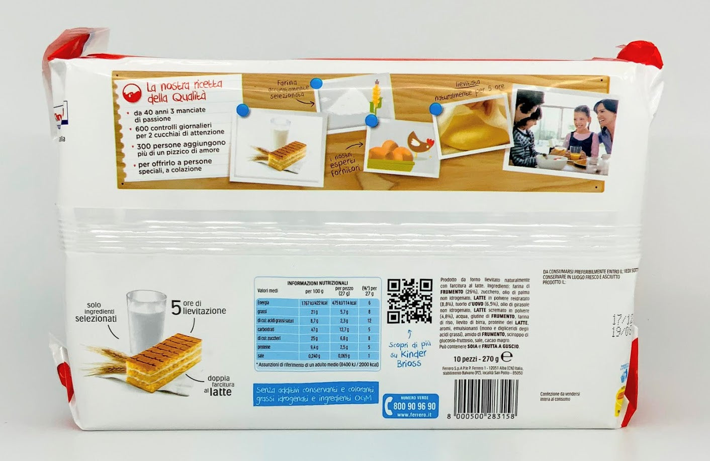Kinder - Brioss Latte (10pcs) - 270g