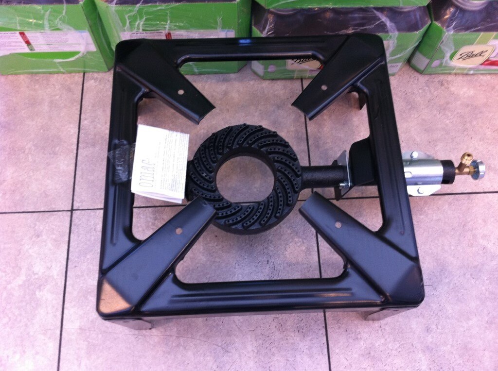 OMAC - Tomato Gas Burner - MADE IN ITALY 16" x 16" x 7"