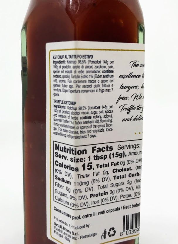 Tartufi Jimmy - Truffle Ketchup - 270g (9.5oz)
