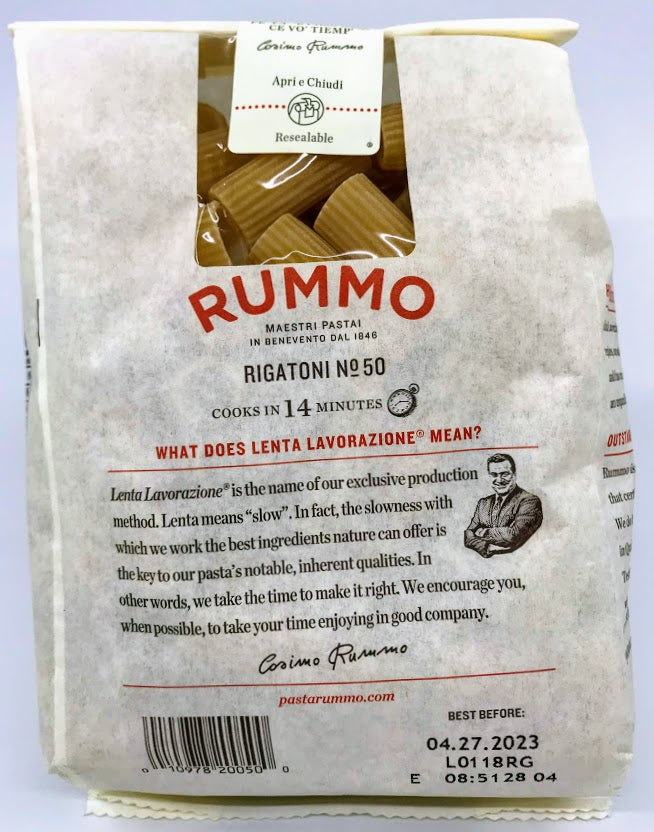 Rummo - Rigatoni #50 - 500g (17.6 oz)