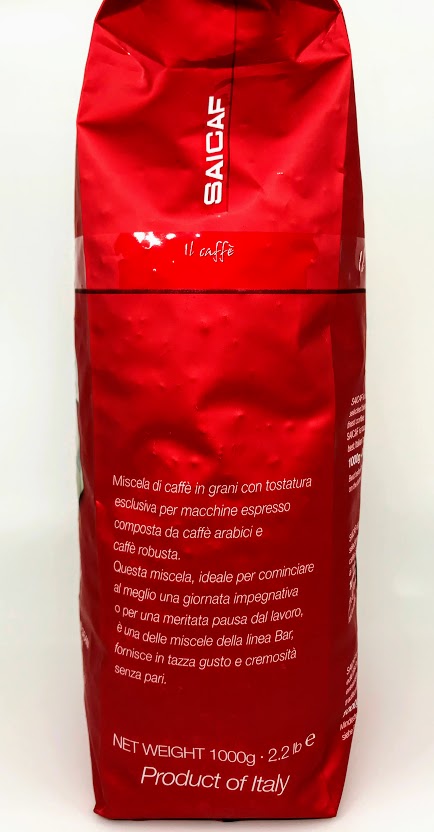 Saicaf - Miscela Bar (Red) - Whole bean Espresso Coffee - 2.2 lb Bag