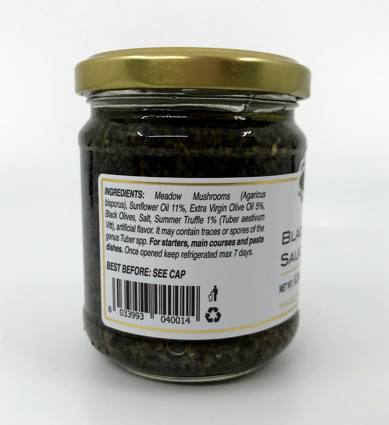 Tartufi Jimmy - Black Truffle Sauce - 180g (6.3 oz)