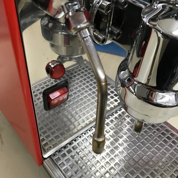 SOLD - Olympia Express Cremina 67 1990 Red Refurbished -- Brand New Group