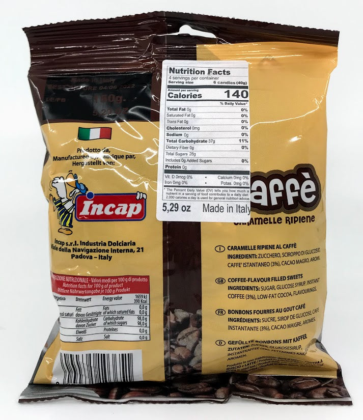 Incap caffe caramelle ripiene