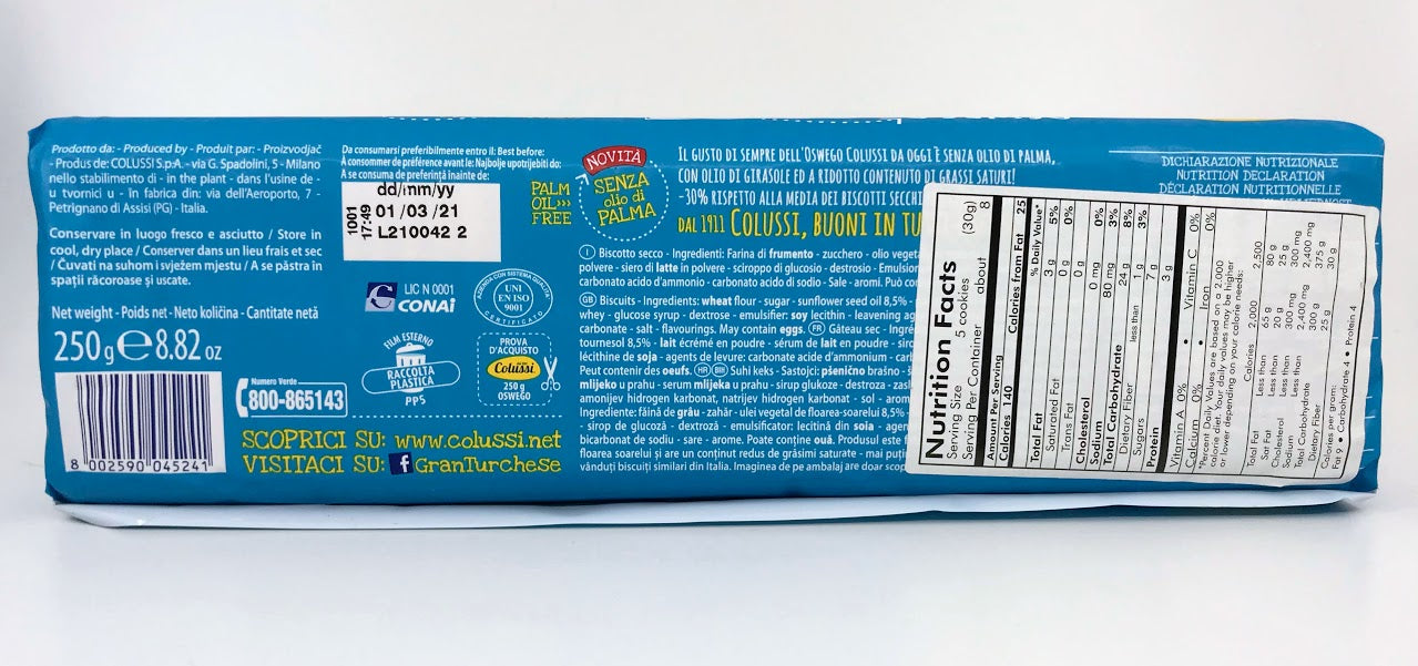 Colussi - Oswego - 250g