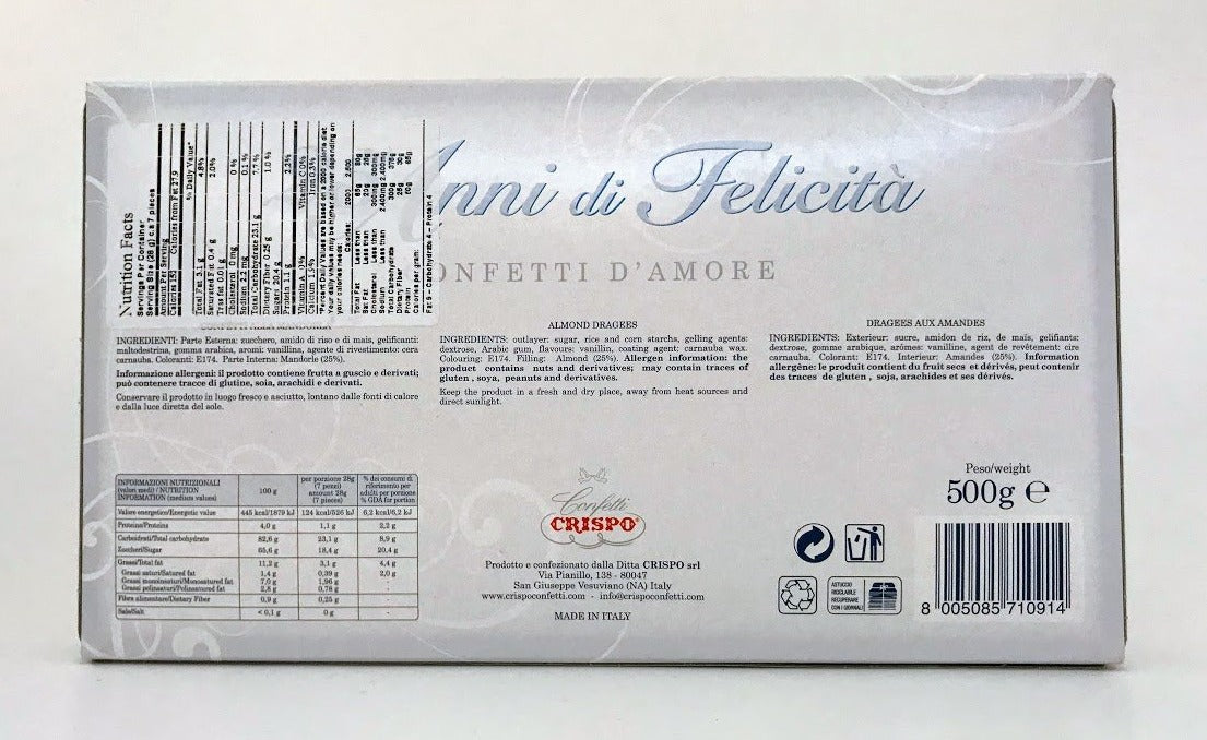 Confetti Crispo - Almonds (Silver) - 500g