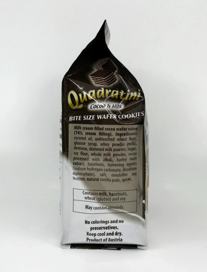 Loacker - Quadratini Cocoa & Milk Wafers - 250g (8.82oz)