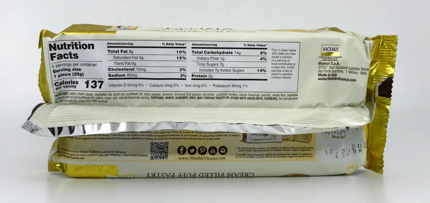 Vicenzi - Delizia Pastry Cream Puffs - 125g (4.41oz)