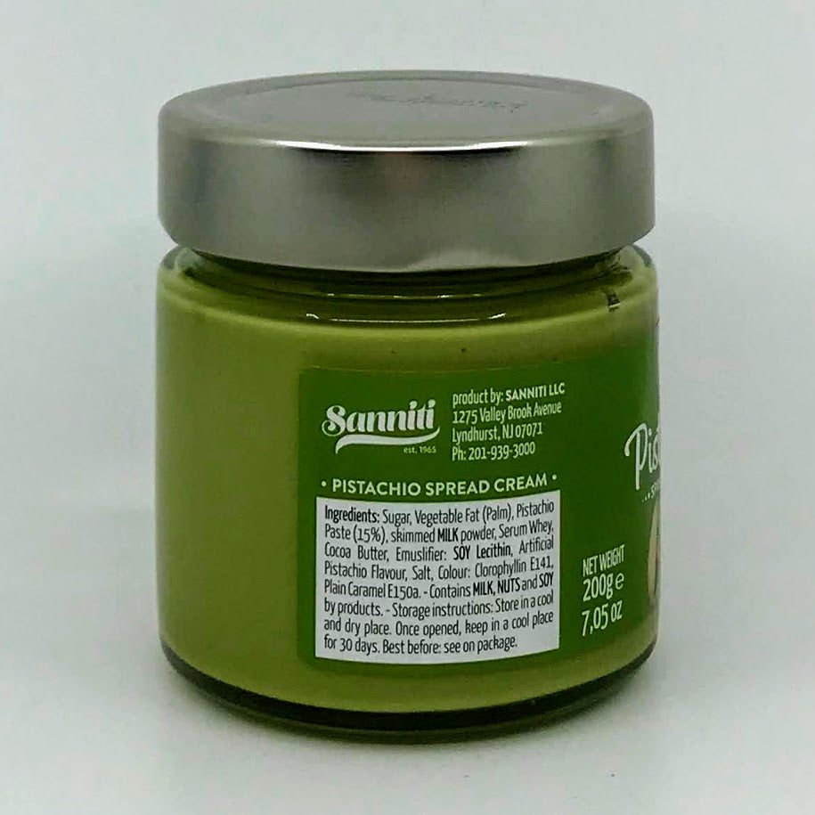 Sanniti - Pistacchio Spread Cream - 190g (7.05 oz) DOP