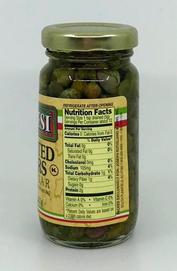 Baresi - Imported Capers In Vinegar - 56.7g (2 oz)