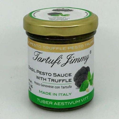 Tartufi Jimmy - Basil Pesto Sauce with Truffle - 90g (3.1 oz)`