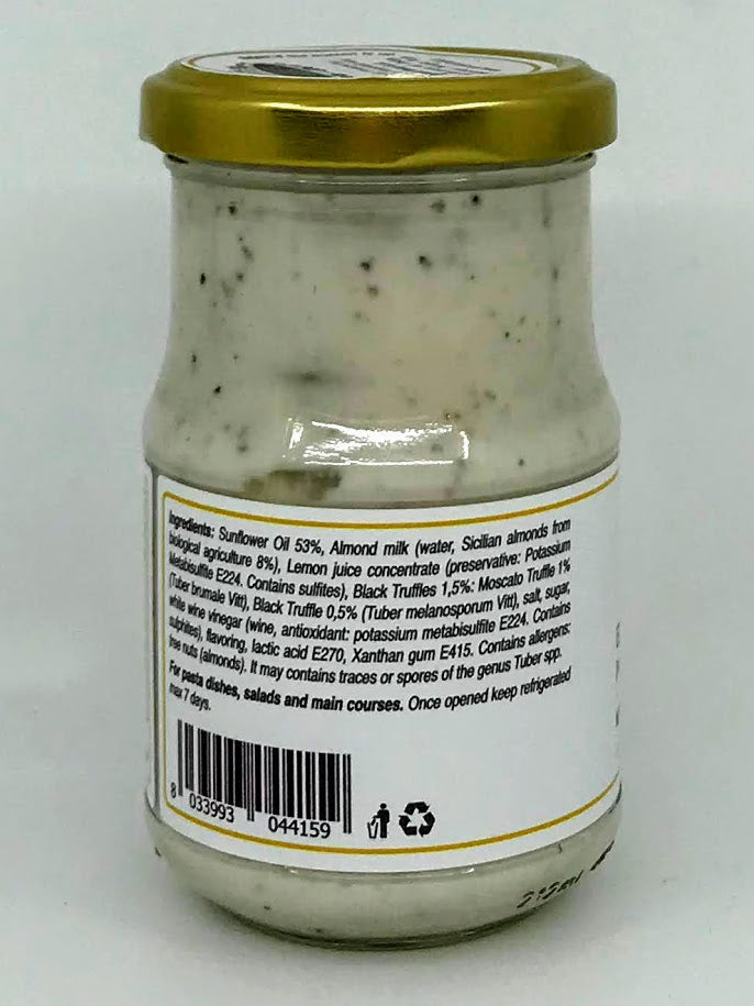 Tartufi Jimmy - Black Truffle Mayonnaise - 180g (6.3 oz)