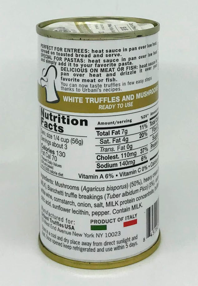 Urbani - White Truffles & Mushrooms - 180g (6.4oz)