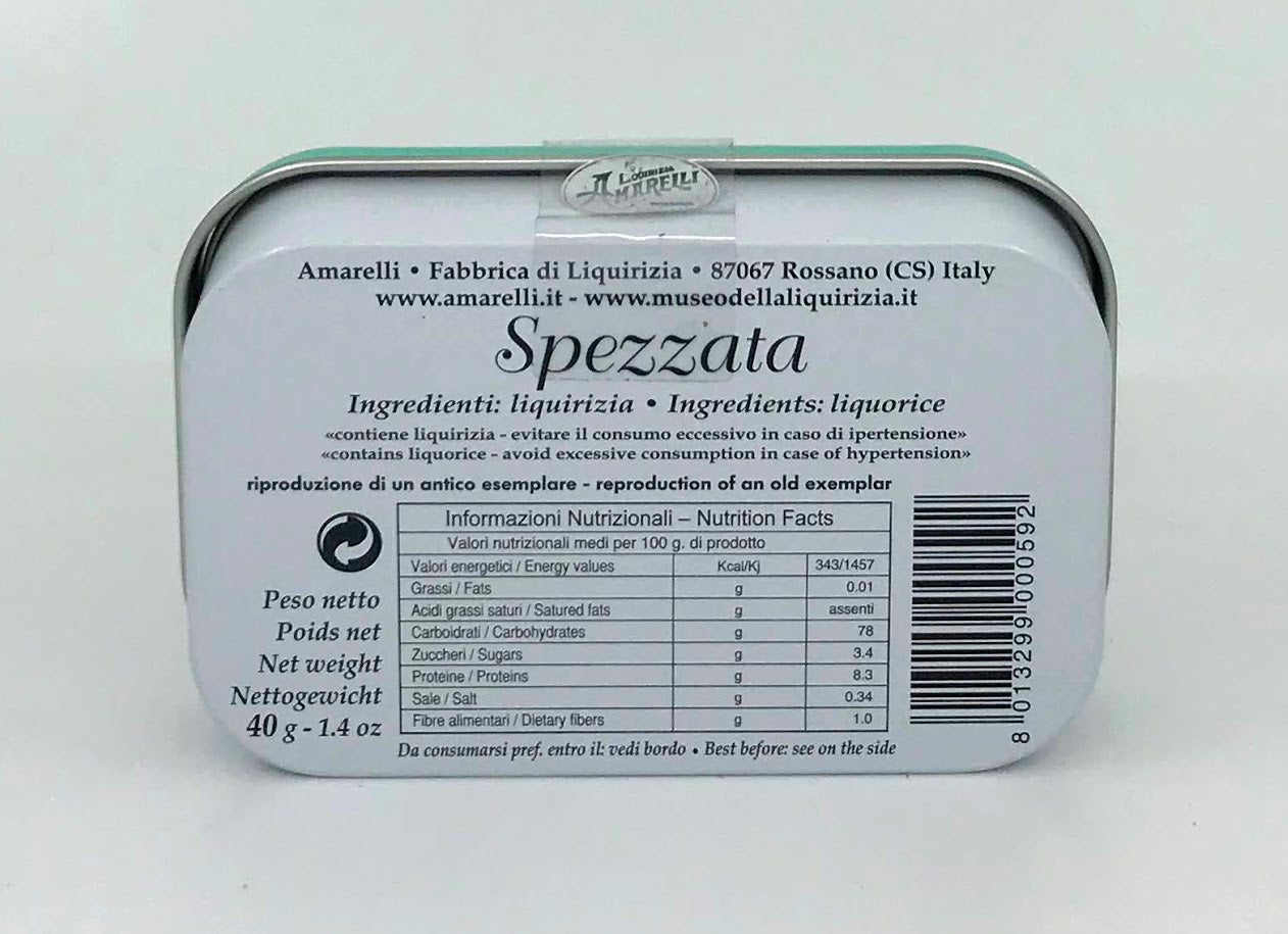 Amarelli - Liquirizia Garantita Pura - Medaglia - 40g