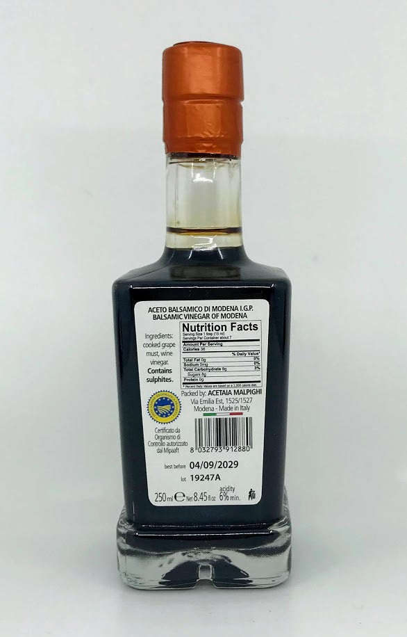 Acetaia Malpighi - Balsamic Vinegar Bronze Selection - 250ml (8.45 fl. oz)
