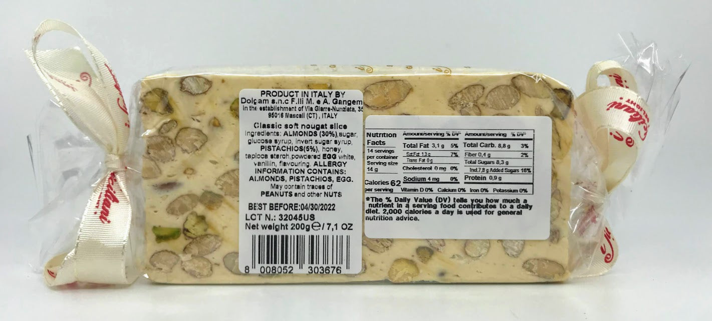 Ificiliani - Mixed Nuts - Nougat/Torrone - 200g (7.05 oz)
