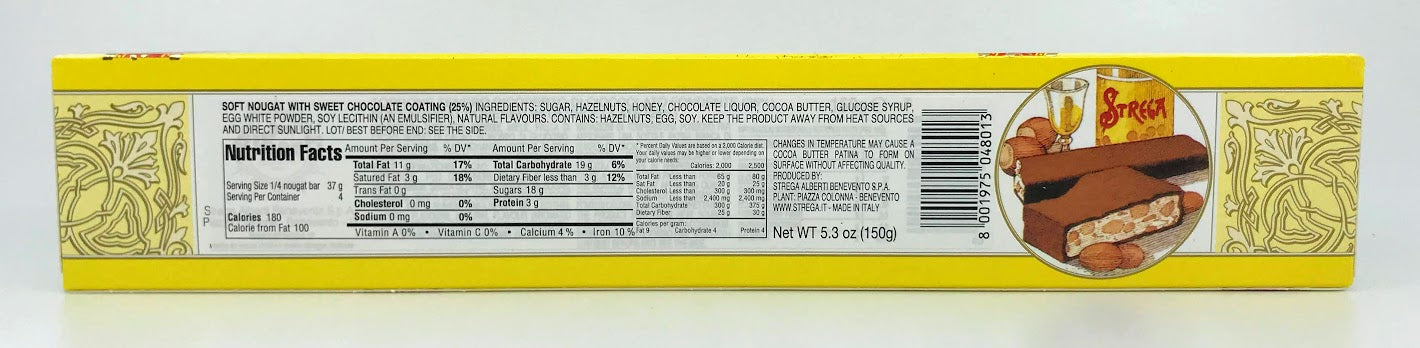 Alberti- Strega Soft Torrone With Chocolate - 150g (5.3 oz)