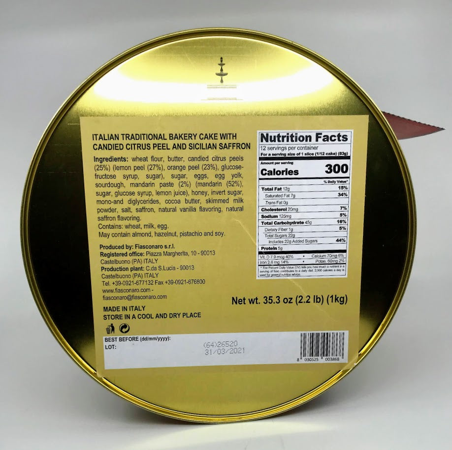 Fiasconaro - Dolce & Gabbana Panettone - 35.3 oz (2.2lbs)