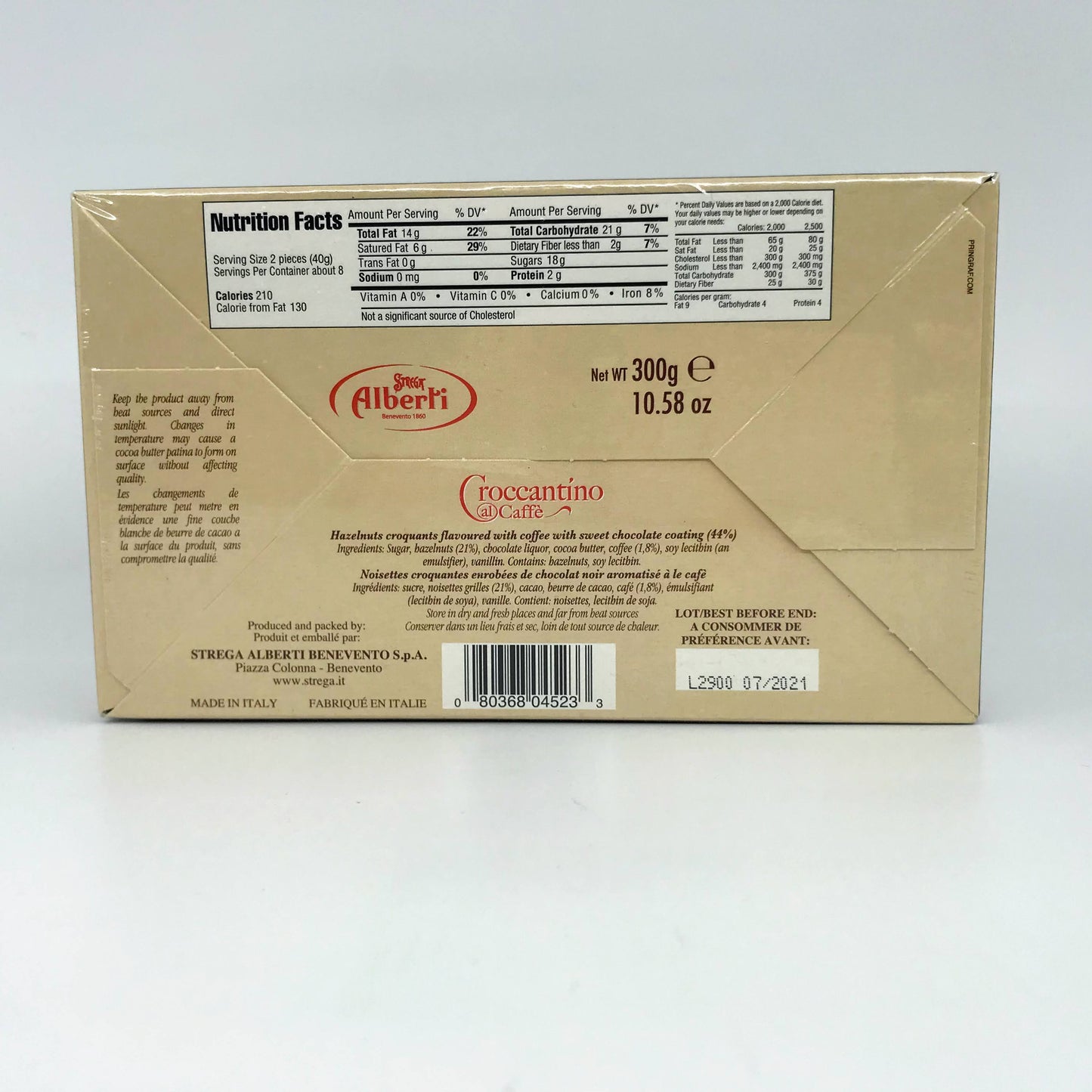 Alberti - Croccantino Al Caffe' - 300g (10.58oz)