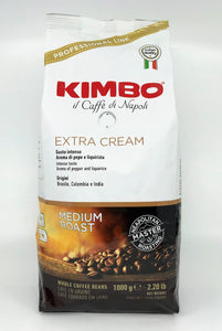 Caffe Kimbo Extra Crema Espresso Whole beans 2.2lb Bags