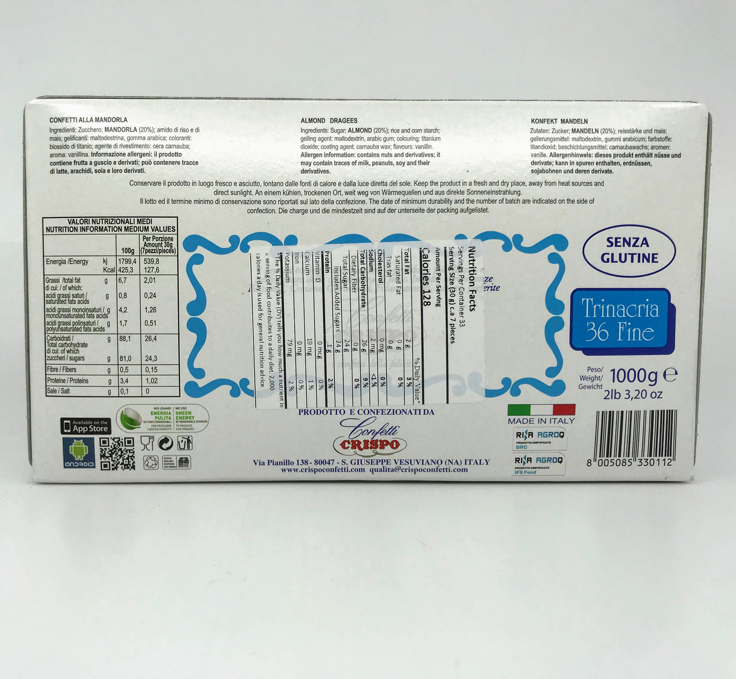 Confetti Crispo - Trinacria Fine - 1000g