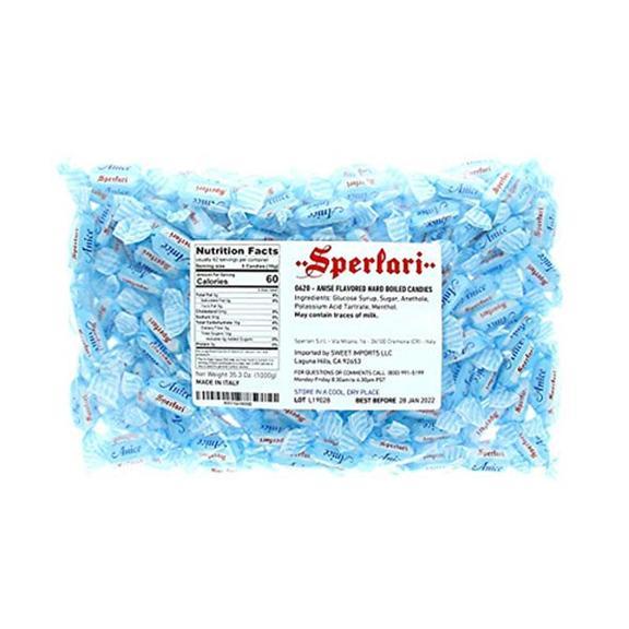 Sperlari - Anice Hard Candies (Bulk Bag) - 1000g