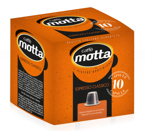 Motta Classico Capsules - 10/Bag - Compatible with Nespresso® Machines