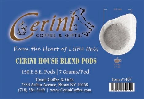 Cerini House Blend E.S.E. Pods - 120 Pods