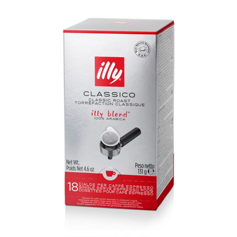 illy - E.S.E. Espresso Pods 18ct - Classico (Medium Roast)