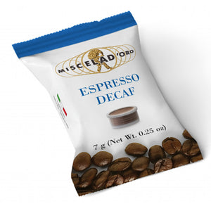 Miscela d'Oro Espresso Capsules (Decaf) - 100 Capsules