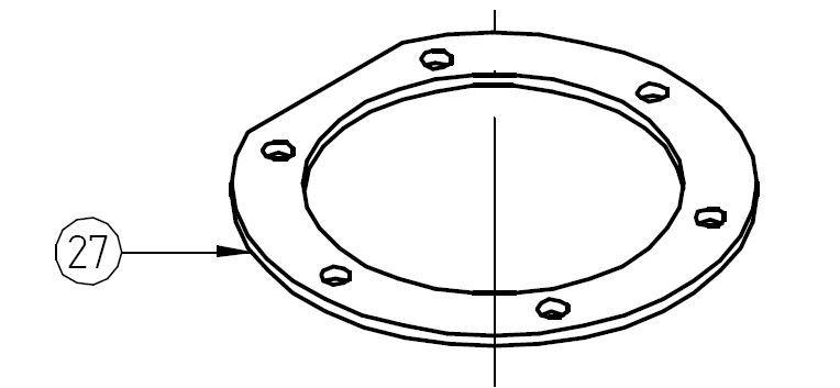 Olympia Heating Element Teflon Gasket for Cremina, Cremina 67, Maximatic